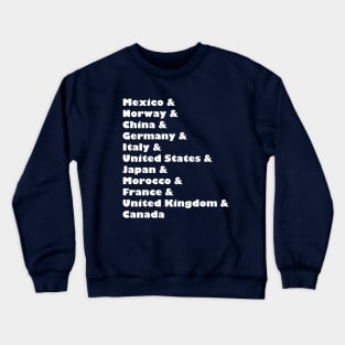 Epcot Countries Crewneck Sweatshirt